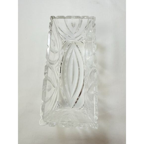 Vintage Glass Patterned Butter Dish - Picture 8 of 8